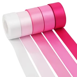 KIWI PARTY BABY PINK COLOR CURL RIBBON 10 YARD(pack of 5)
