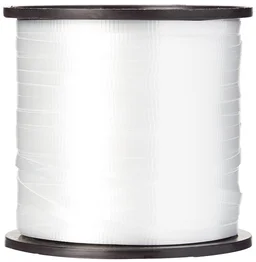 KIWI PARTY WHITE COLOR CURL RIBBON 10 YARD(pack of 5)