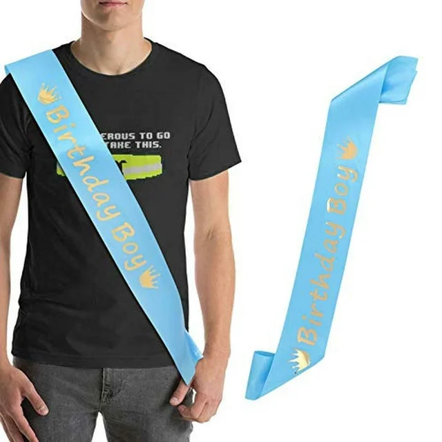 KIWI PARTY BIRTHDAY BOY SASH