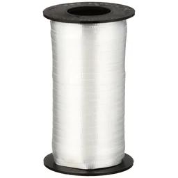 KIWI PARTY WHITE COLOR CURL RIBBON 10 YARD(pack of 5)