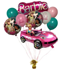 Barbie Car Foil Balloon