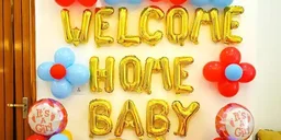 Kiwi Party Welcome Foil Balloon Golden Color