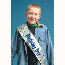 KIWI PARTY BIRTHDAY BOY SASH
