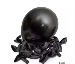 BLACK COLOUR 25 PCS METALLIC BALLOON