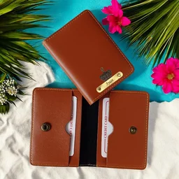 2 Fold Card Holder - Black