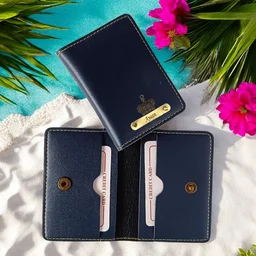 2 Fold Card Holder - Black