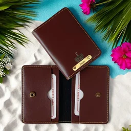 2 Fold Card Holder - Black