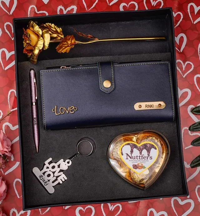 Romantic combo for women - Blue