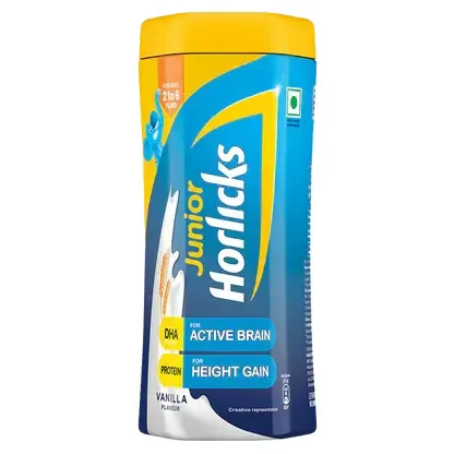 JUNIOR HORLICKS VANILLA JAR 500GM