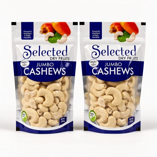 JUMBO CASHEWS  250GM