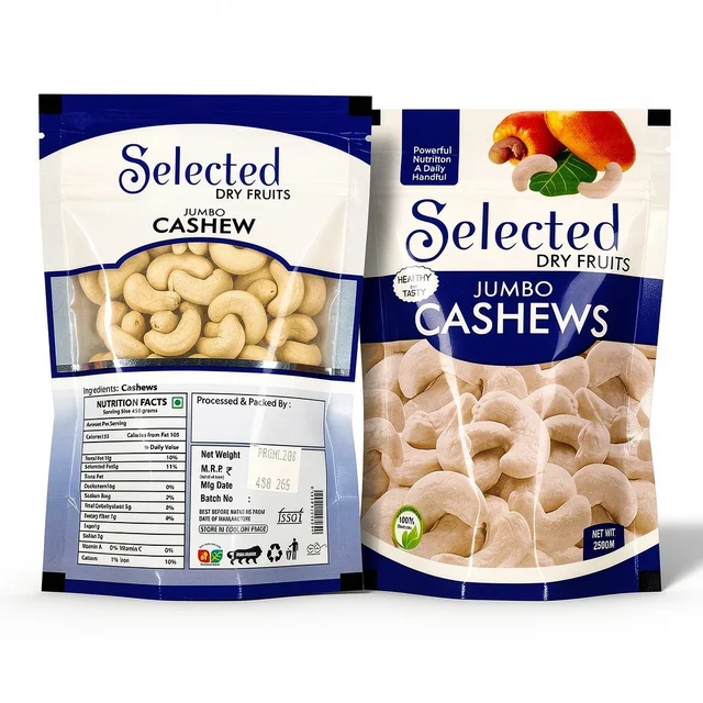 JUMBO CASHEWS 250GM