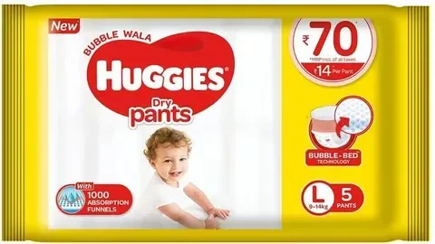 HUGGIES PANT LARGE 70