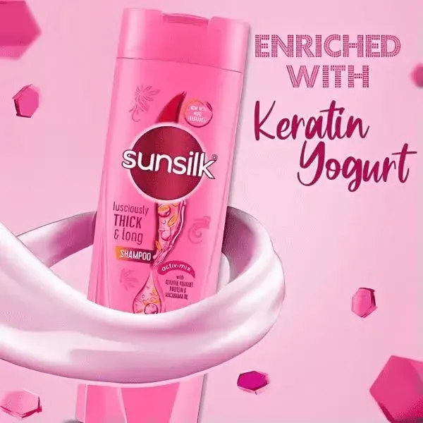 SUNSILK THICK & LONG 360ML