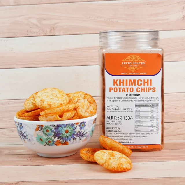 Khimchi Potato Chips 70gms