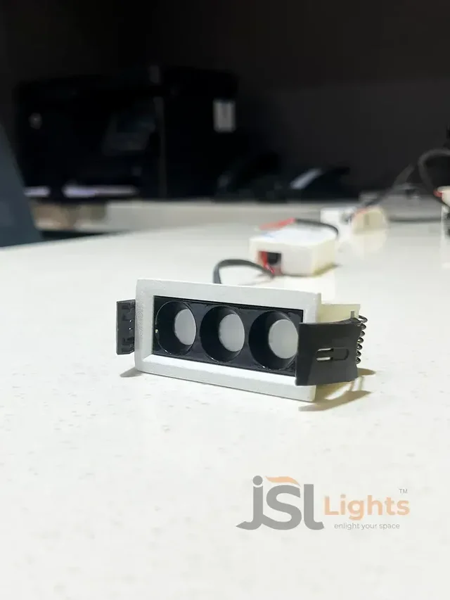APRA AP020 6W White Linear Recessed COB Spotlight - 6W, 3000K