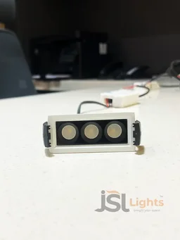 APRA AP020 6W White Linear Recessed COB Spotlight - 6W, 3000K