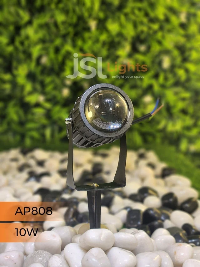 LX 808 10W LED Lens Spike Garden Light - 10W, GR