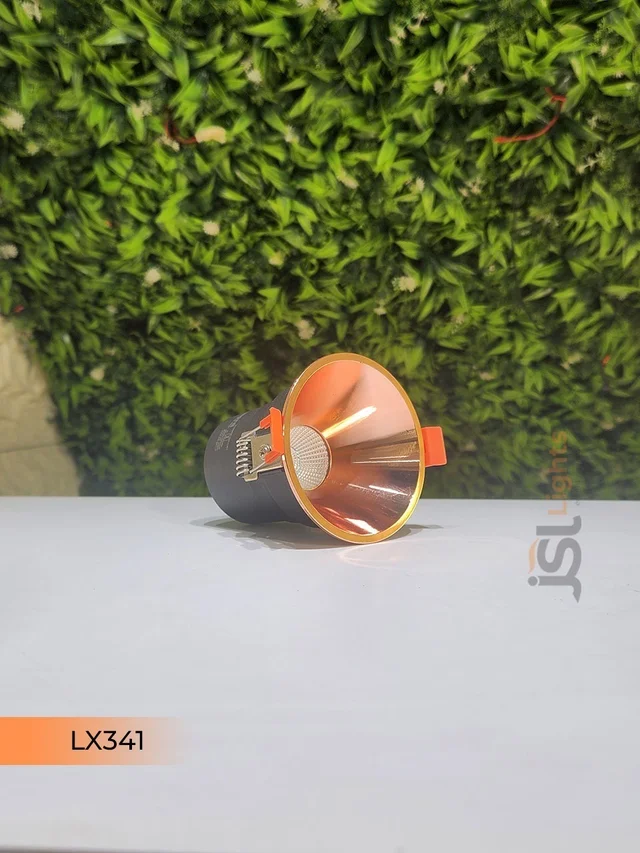 LX 341 12W Black RG Deep Recessed COB Downlight - 12W, 3000K
