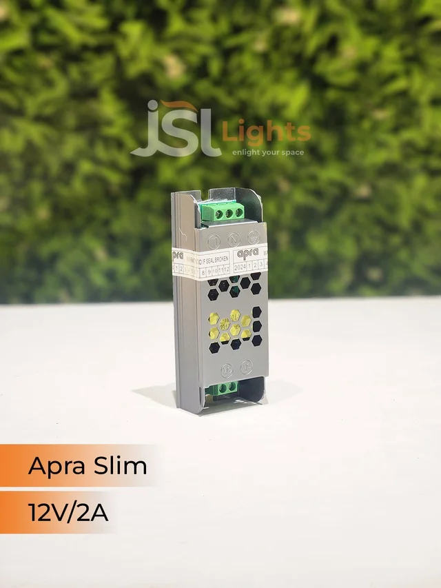 APRA 24W Slim 12V Led Strip Constant Current Driver - 24W/2AM