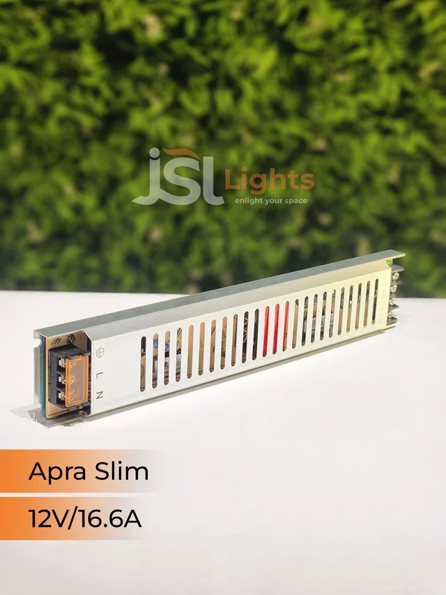 APRA 200W Slim 12V Led Strip Constant Current Driver - 200W/16.5AM