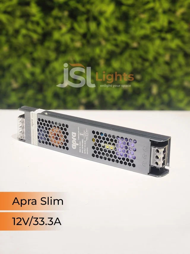 APRA 400W Slim 12V Led Strip Constant Current Driver - 400W/33AM
