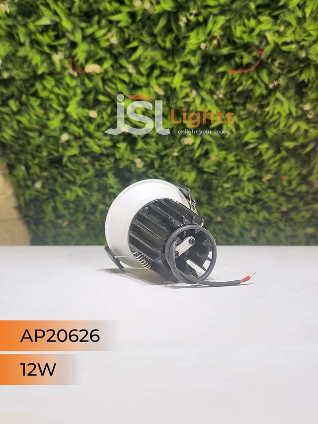 APRA AP 20626 12W White Deep Recessed COB Downlight PB Reflector - 12W, 4000K, White