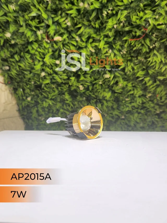 APRA AP 2015A 7W Champagne Gold Recessed COB Downlight - 7W, 3000K