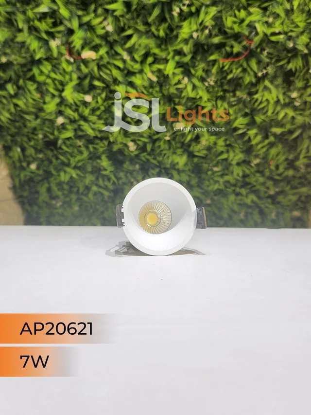 APRA 20621 7W Recessed COB Downlight – Premium Quality LED with Philips Driver" - 7W, 6000K, White
