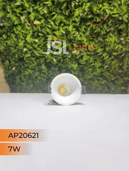 APRA 20621 7W Recessed COB Downlight – Premium Quality LED with Philips Driver" - 7W, 4000K, White
