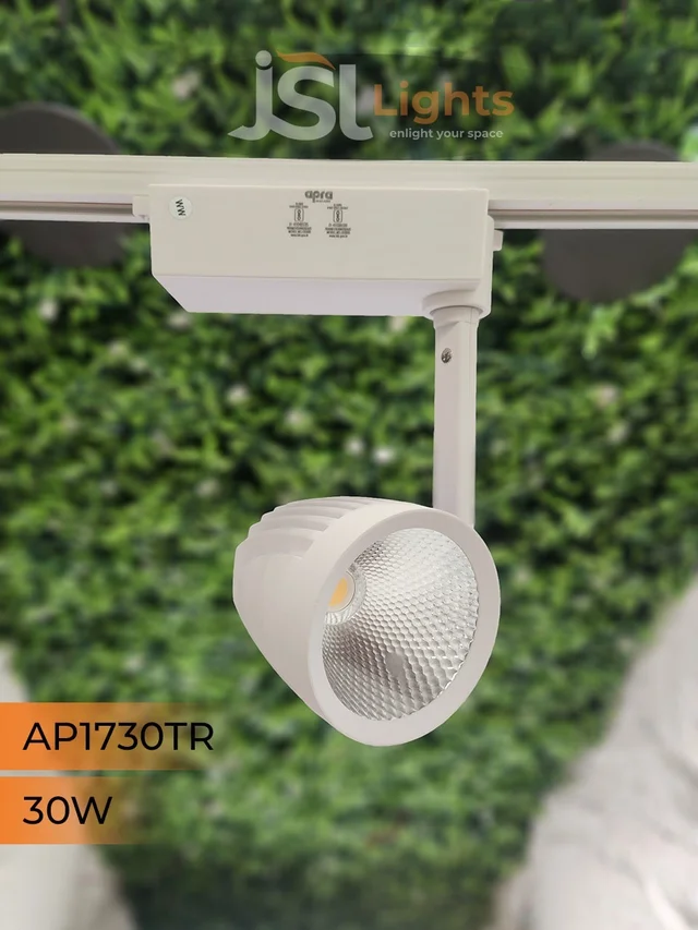 APRA 1730 30W LED Track Spotlight White Body - 4000K, White