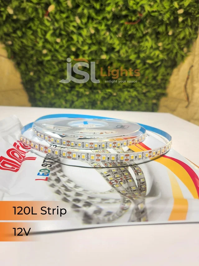 APRA 12V 2835 120Led Strip Cove Light 5Mt Pack - 120LED, GREEN