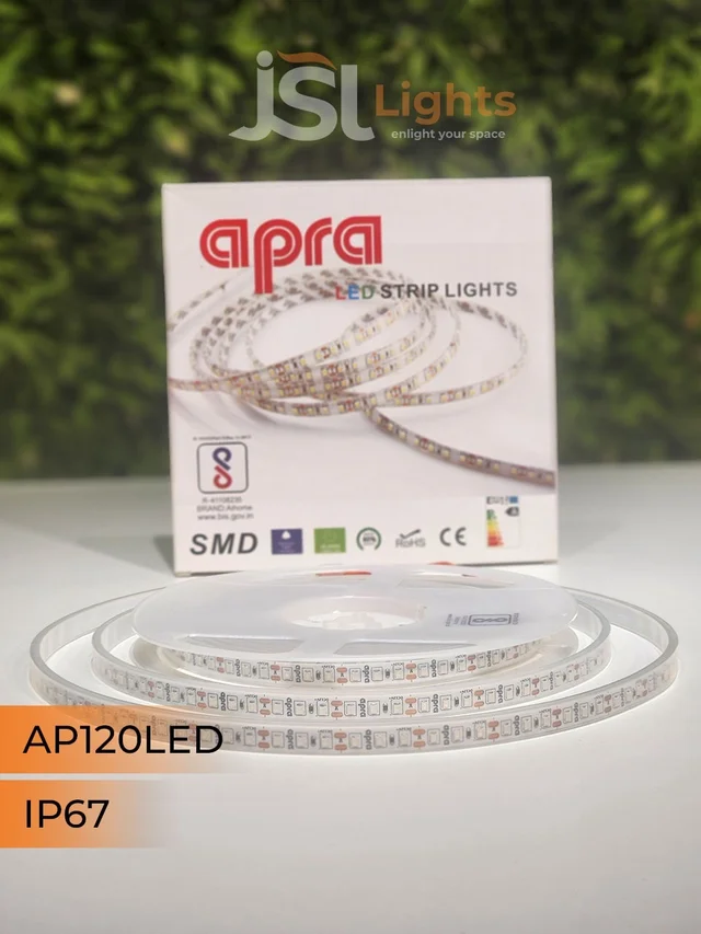APRA 12V 2835 120Led IP67 Strip Light 5Mt Pack - 120LED, BLUE