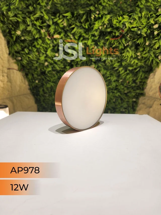 APRA AP978 12W Round Surface Diffuser Panel Light - 12W, 4000K, CP
