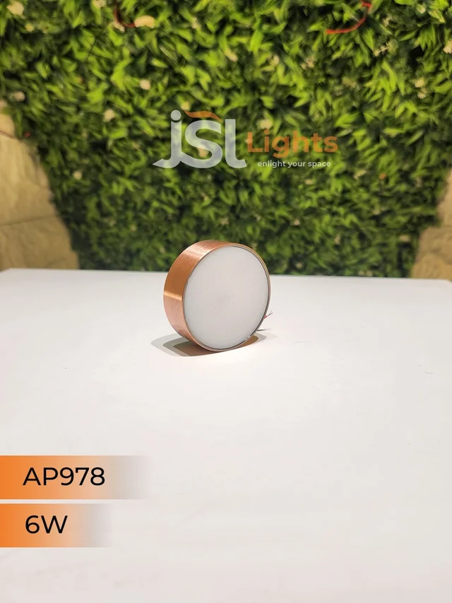 APRA AP978 6W Round Surface Diffuser Panel Light - 6W, 4000K, CP