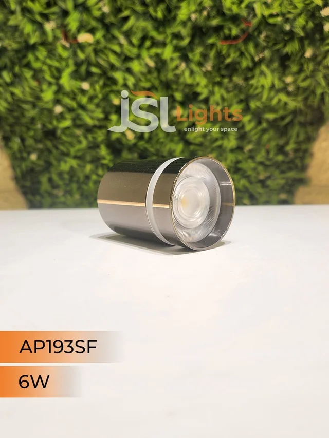 APRA AP193 6W Round RG Surface Cylinder Light - 6W, 3000K, PB