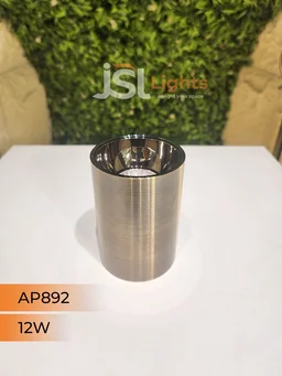 APRA AP892 12W Round AB Surface Cylinder Light - 12W, 4000K, AB