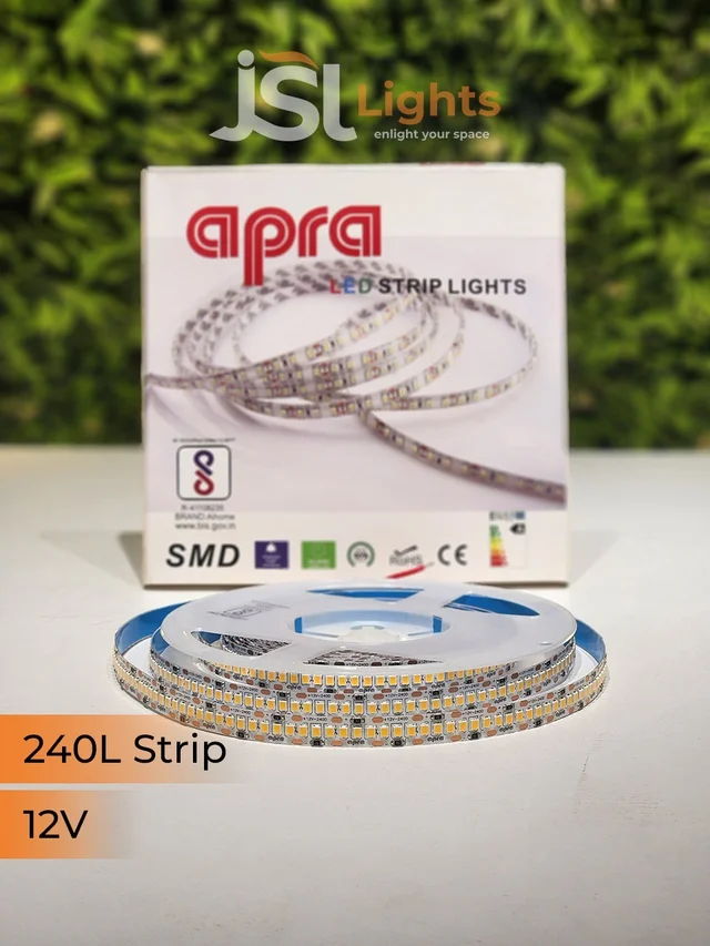APRA 12V 2835 240Led Strip Cove Light 5Mt Pack - 240LED, CW