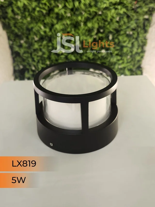 LX 819 12W 6" Round Led Gate Light - RD