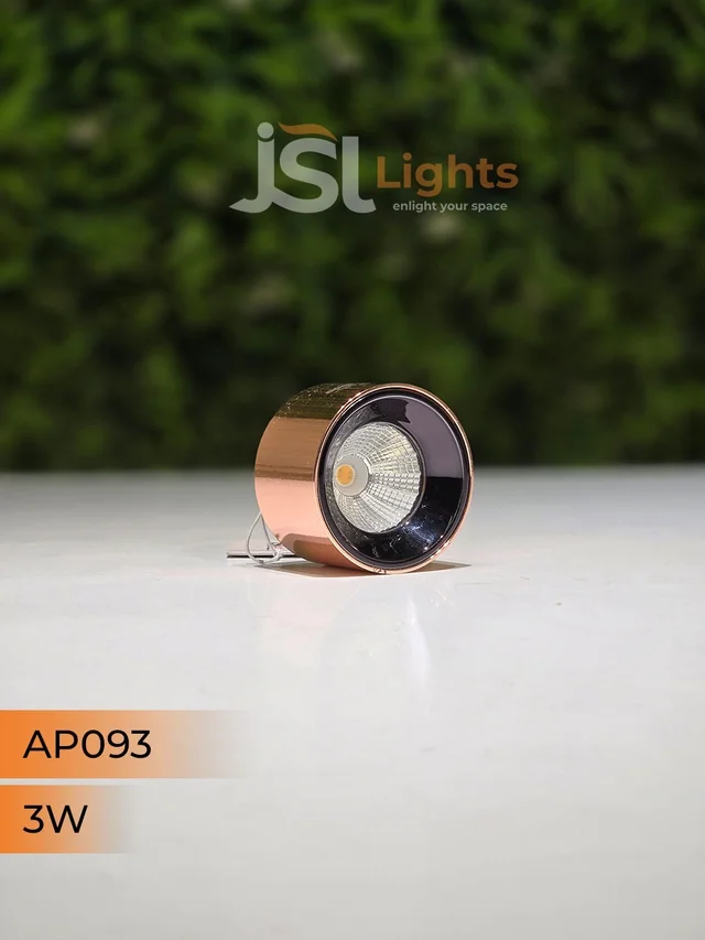 APRA 093 3W RG Round Surface Cylindrical Light - 3W, 4000K