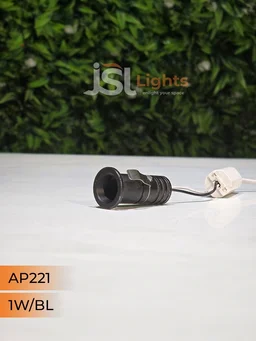 APRA 221 1W Black Deep Recessed COB Downlight - WW, BK BK