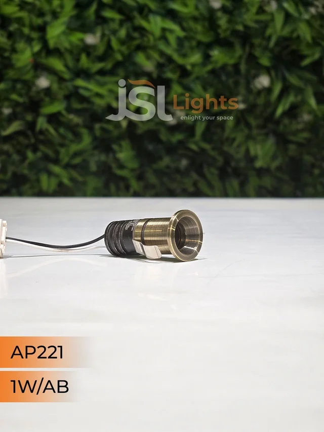 APRA 221 1W Black AB Deep Recessed COB Downlight - WW, BK AB