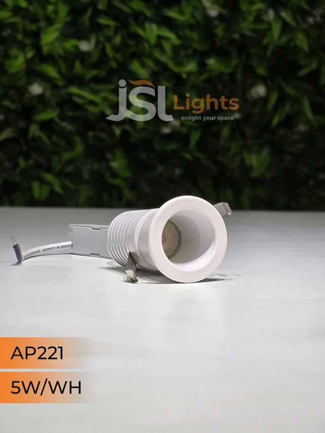 APRA 221 5W White Deep Recessed COB Downlight