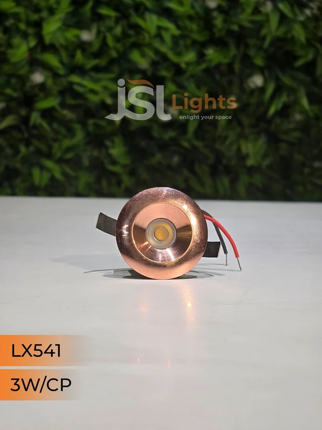 LX 541 3W Black RG Deep Recessed COB Downlight - 3W