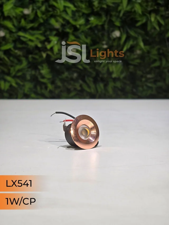LX 541 1W Black RG Deep Recessed COB Downlight - 1W