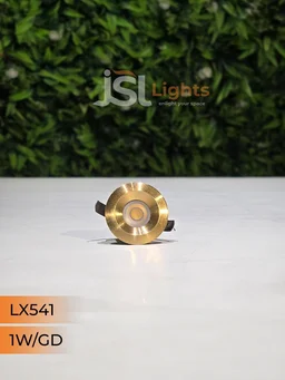 LX 541 1W Black GD Deep Recessed COB Downlight - 1W