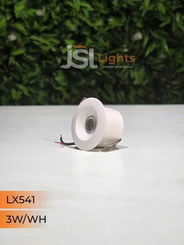 LX 541 3W White Deep Recessed COB Downlight - 3W