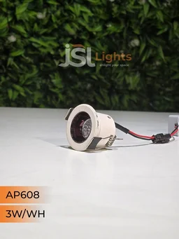 APRA 608 3W PKW PB Deep Recessed COB Downlight - PKW PB