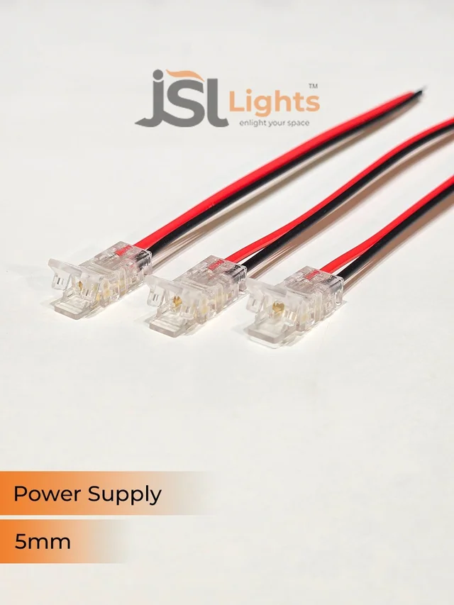 APRA 5mm Led Strip Jointer (20 Pcs Packing) - Wire With Jointer