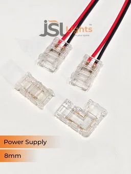APRA 8mm Led Strip Jointer (20 Pcs Packing) - L Jointer