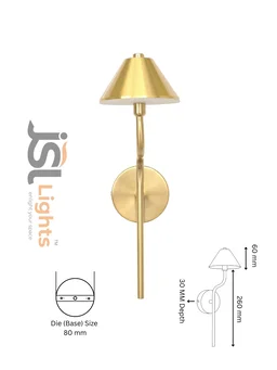 AP456 - 6W 3CCT Premium Wall Decorative Light – Indoor Gold Finish Spot Light -